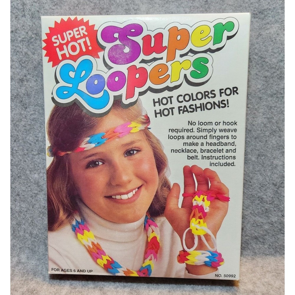 VTG NOS Super Loopers by Craft House Headband Necklace Bracelet Belt 50992 80'S